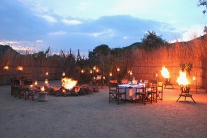 Nkomazi Lodge Boma for outdoor dinners