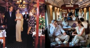 Relaxing in the Rovos Rail lounge car on the Cape to Cairo Ultimate Journey of a Lifetime