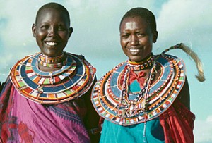 Kenya Flying Safari Masai girls